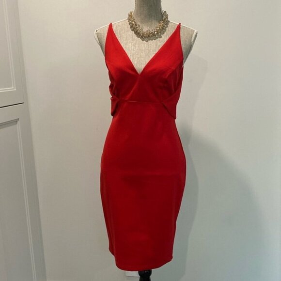 Mystic Red Midi Dress - Picture 7 of 16